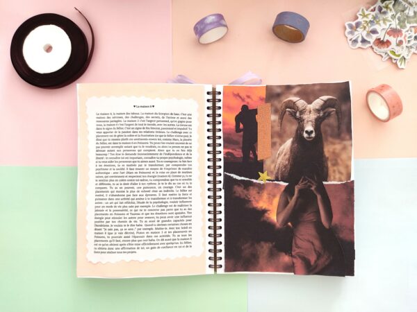 Ton thème astral interprété dans un carnet scrapbooking – Image 9