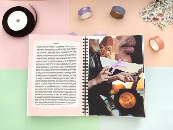Ton thème astral interprété dans un carnet scrapbooking – Image 2