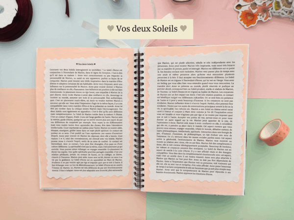 Ta compatibilité amoureuse interprétée dans un carnet scrapbooking – Image 5