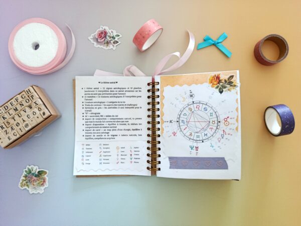 Astrologie amour - Prédictions personnalisées en petit carnet scrapbooking – Image 2