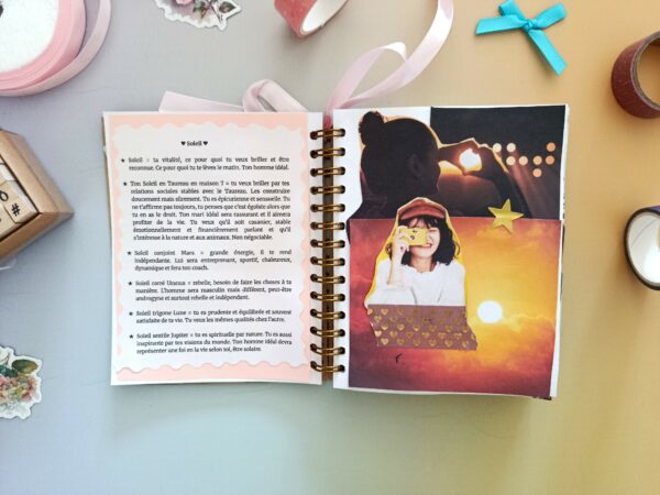 Astrologie amour - Prédictions personnalisées en petit carnet scrapbooking – Image 3
