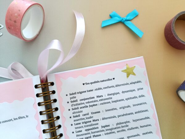 Astrologie amour - Prédictions personnalisées en petit carnet scrapbooking – Image 6