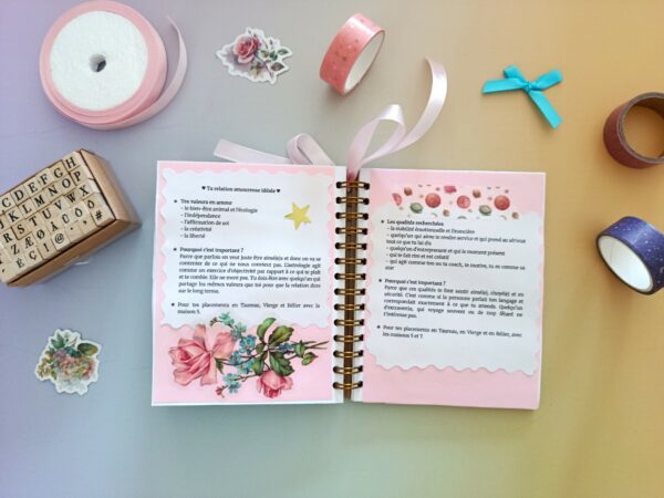 Astrologie amour - Prédictions personnalisées en petit carnet scrapbooking – Image 7