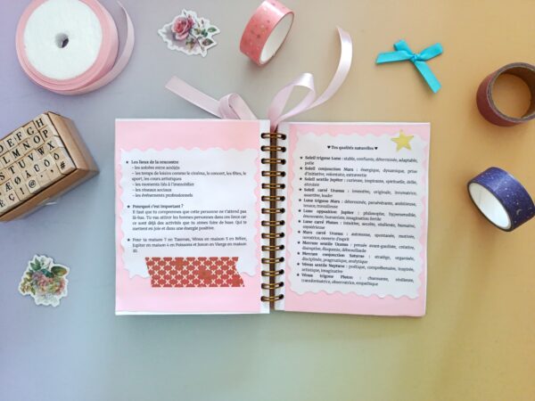 Astrologie amour - Prédictions personnalisées en petit carnet scrapbooking – Image 8
