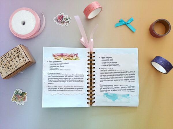 Astrologie métiers - Conseils personnalisés en petit carnet scrapbooking – Image 18